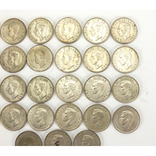 2581 - British pre decimal pre 1947 two shillings, approximate weight 296.0g