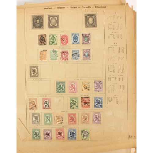 170 - Victorian and later British and World stamps housed in an album, including penny black, penny reds a... 