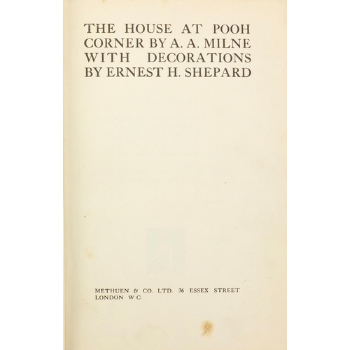 155 - The house at Pooh Corner, first edition hardback book, published 1928