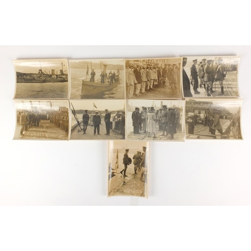 318 - British Military World War I black and white photographs of Constantinople, some with pencil annotat... 