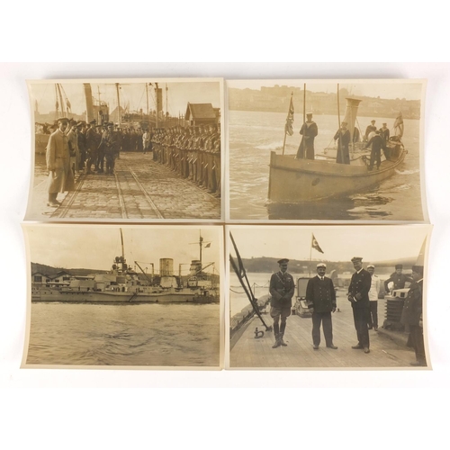 318 - British Military World War I black and white photographs of Constantinople, some with pencil annotat... 