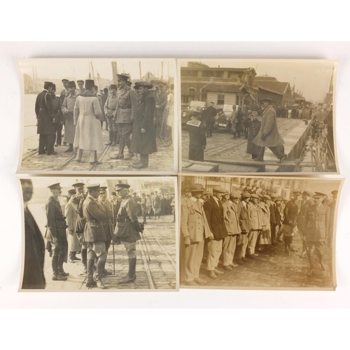 318 - British Military World War I black and white photographs of Constantinople, some with pencil annotat... 