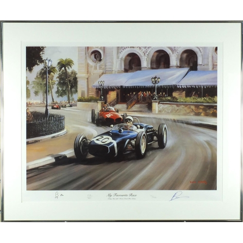 1260 - Dion Pears - Pencil signed limited edition print, My Favourite Race, signed by Dion Pears and Sterli... 