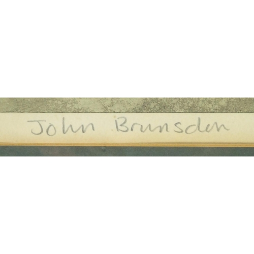 1253 - John Brunsdon - Pencil signed limited edition coloured print, Snowdonia numbered 19/75, Brunsdon The... 