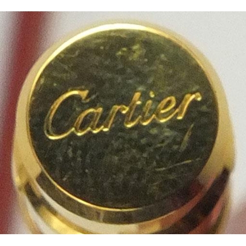 94 - Cartier ballpoint pen with fitted box and refill