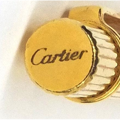 95 - Cartier gold plated ballpoint pen with refill