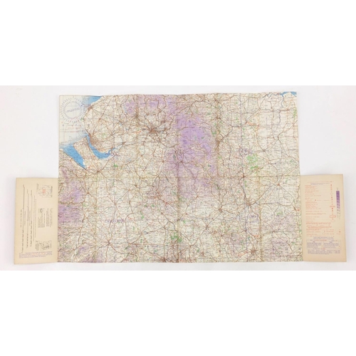 315 - Eleven British Military World War II Royal Air Force addition pilots maps, for official use only, po... 