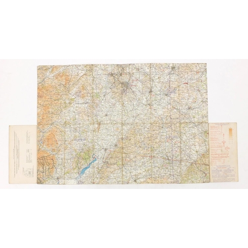 315 - Eleven British Military World War II Royal Air Force addition pilots maps, for official use only, po... 