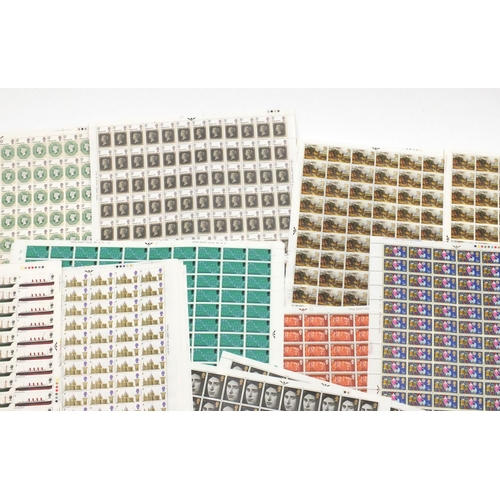 168 - Collection of sheet stamps including Concorde, QE2, Ships, Common Wealth Games, St Pauls Cathedral, ... 