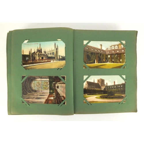 150 - Predominantly topographical postcards housed in an album including  Eastbourne, Windsor Castle, Bogn... 