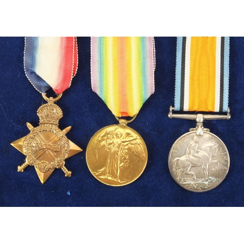 243 - British Military World War I medals relating to James Henry Fremlin and Thomas Victor Fremlin, compr... 