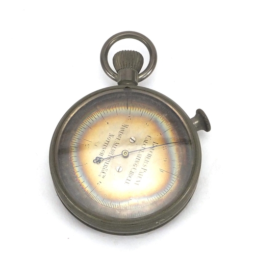 103 - Boucher's patent calculating circle by Manlve Alliot Fryer & Co Nottingham with silvered dial and pa... 