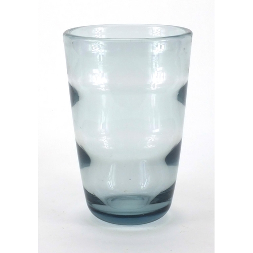 2231 - Whitefriars smoky art glass vase, 19.5cm high