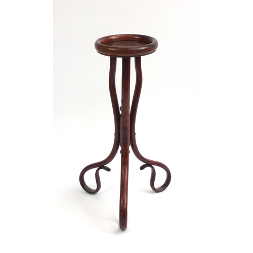 2082 - Vintage Fischel Bentwood stand, 77cm high