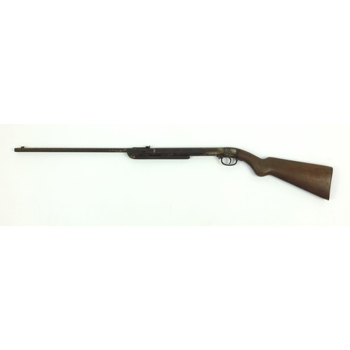 362 - Vintage .177 calibre snap barrel air rifle, 108cm in length