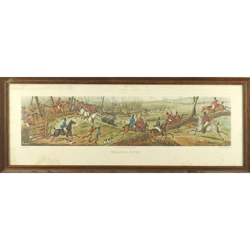 1280 - Eight 19th century hunting prints, four by John Leech and four by Henry Thomas Alken, including exam... 