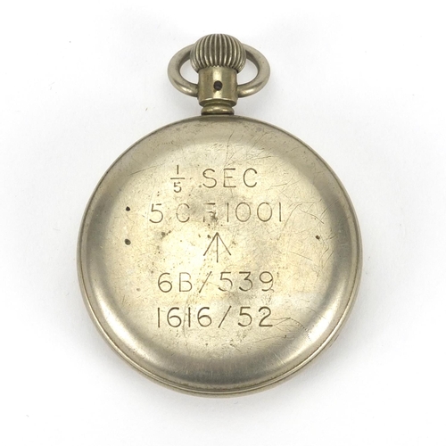 313 - Smiths Royal Navy stopwatch numbered 56EF1001 6B/539 1616-52 to the reverse