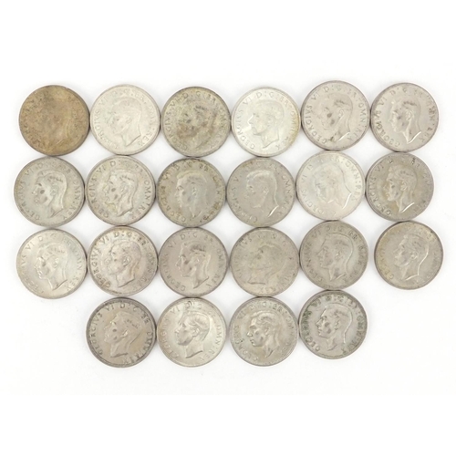 2570 - British pre decimal pre 1947 half crowns, approximate weight 310.0g