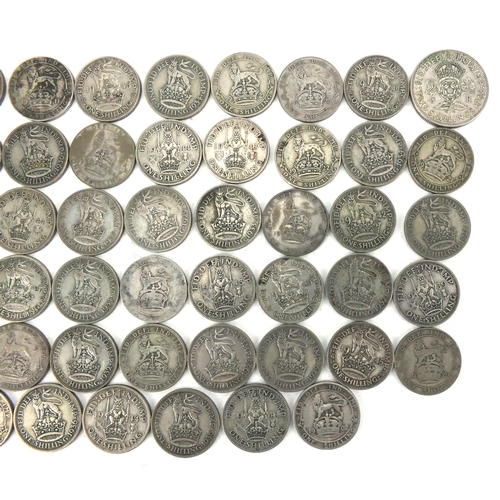 2571 - British pre decimal pre 1947 half crowns, approximate weight 276.0g