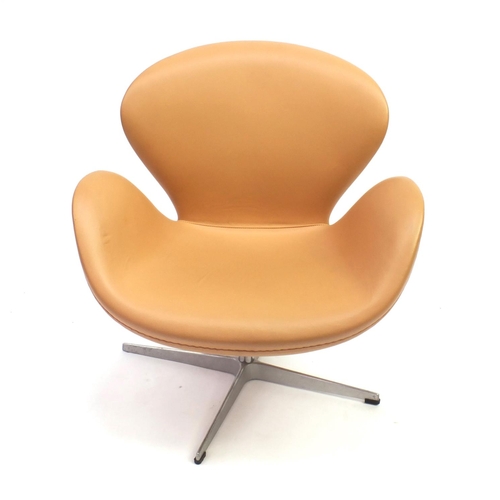 2079 - Arne Jacobsen design Swan chair, 87cm high