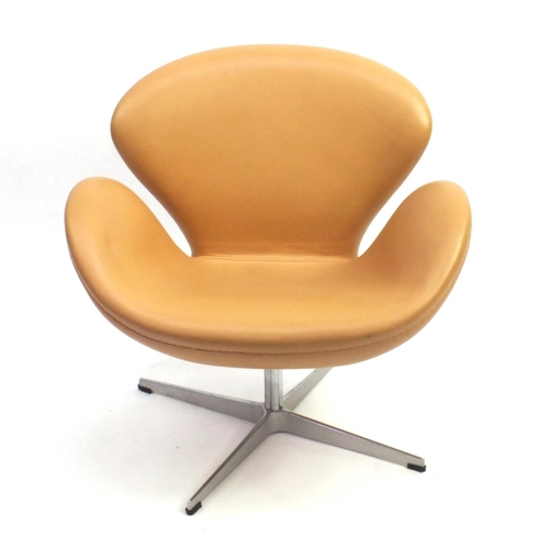 2080 - Arne Jacobsen design Swan chair, 87cm high