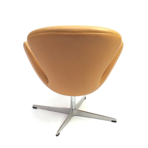 2080 - Arne Jacobsen design Swan chair, 87cm high