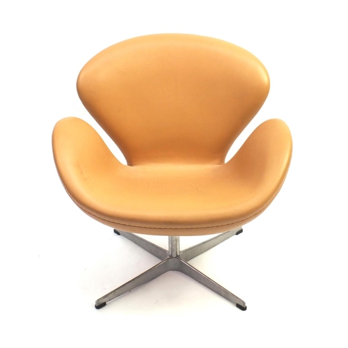 2078 - Arne Jacobsen design Swan chair, 87cm high