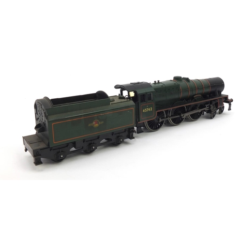 418 - Two OO gauge locomotives and tenders including Bachmann Connaught 45742 and Tri-ang Britannia 70000