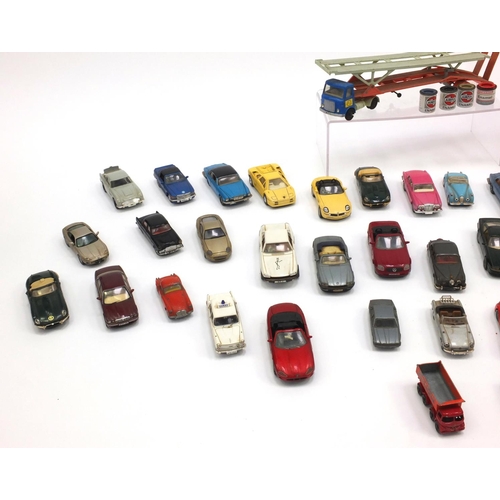 403 - Predominantly die cast vehicles some Military including Corgi, Dinky, Mini Champs and Matchbox examp... 