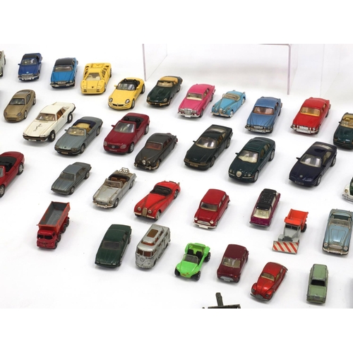 403 - Predominantly die cast vehicles some Military including Corgi, Dinky, Mini Champs and Matchbox examp... 