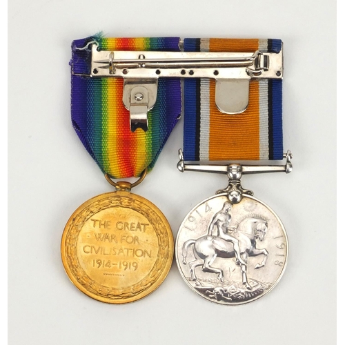 249 - British World War I Military Victory and War medals awarded to T4-039578DVR.J.PARTRIDGE.A.S.C.