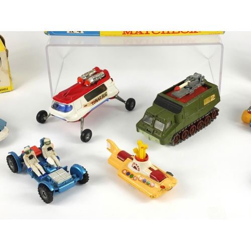 400 - Die cast vehicles including Corgi toys Chitty Chitty Bang Bang, Dinky toys Captain Scarlett's Spectr... 