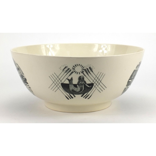 736 - Wedgwood boat race bowl by Eric Ravilious, limited edition of 200, produced in 1975 from the origina... 