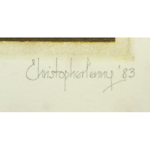 2273 - Two unframed automobilia interest signed pictures comprising a Christopher Penny pencil signed limit... 