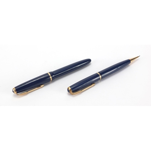 324 - Parker duo-fold fountain pen and propelling pencil with fitted box