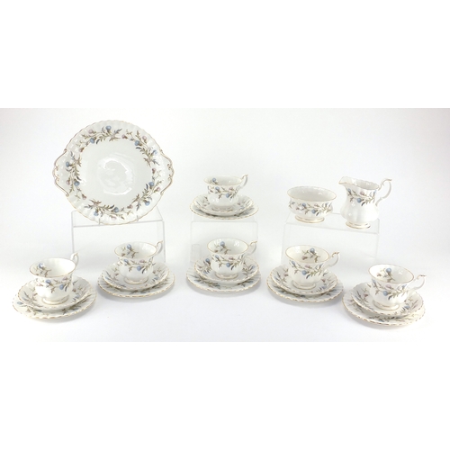 160 - Royal Albert Brigadoon patterned tea service