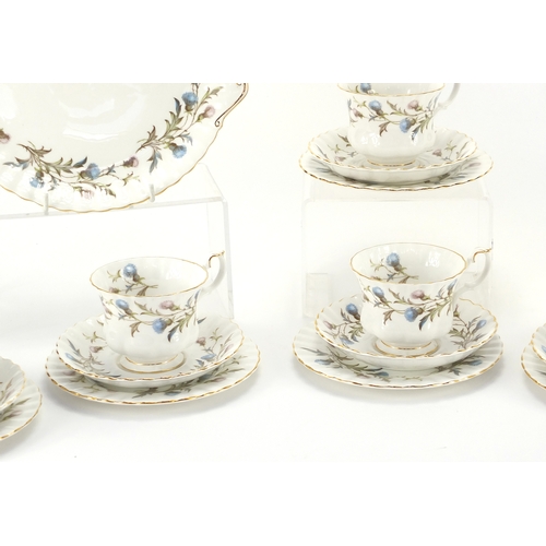 160 - Royal Albert Brigadoon patterned tea service