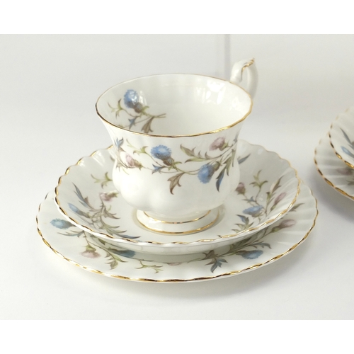 160 - Royal Albert Brigadoon patterned tea service