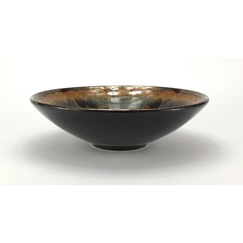 425 - Poole pottery fruit bowl, 35cm in D