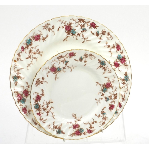 465A - Group of Minton's Ancestral tea/dinnerware