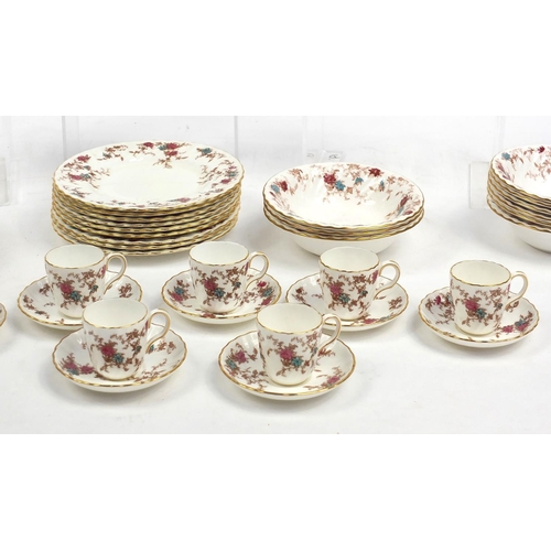 465A - Group of Minton's Ancestral tea/dinnerware