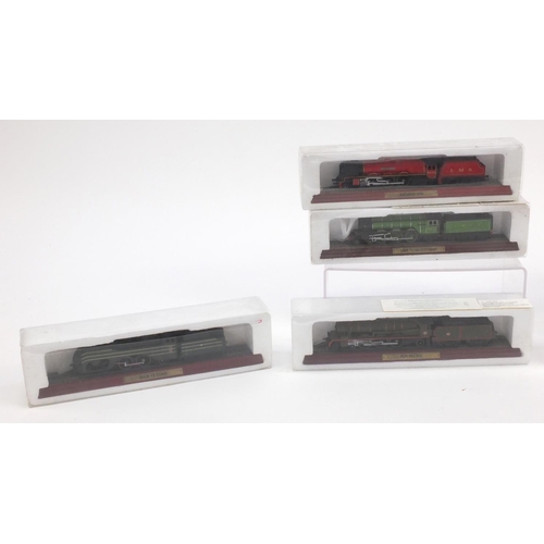 140 - Model locomotives, mostly boxed including Flying Scotsman and Plmmountain class examples, the larges... 