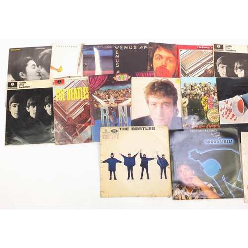 2783 - Beatles and related vinyl LP records including 
Sgt. Pepper's Lonely Hearts Club Band, Help!, Ram an... 