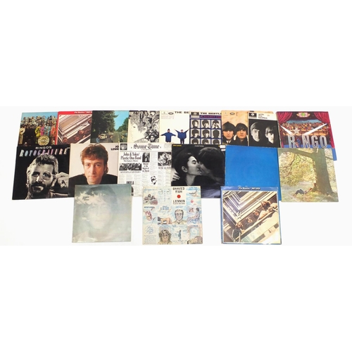 2781 - Beatles and related vinyl LP records including Revolver, Abbey Road, Sgt. Pepper's Lonely Hearts Clu... 