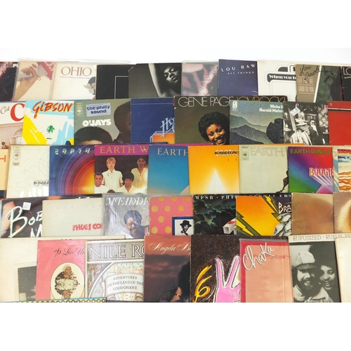 2786 - Disco and Soul vinyl LP records including Ohio Players, Bobby Womack, Earth Wind and Fire and Hamilt... 