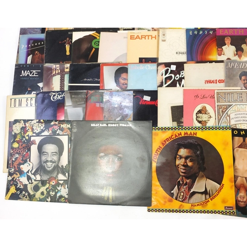 2786 - Disco and Soul vinyl LP records including Ohio Players, Bobby Womack, Earth Wind and Fire and Hamilt... 