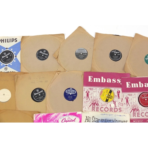 2793 - Rock and Roll vinyl records including Elvis Presley, Gene Vincent, Bill Haley, Frankie Lymon and Lit... 