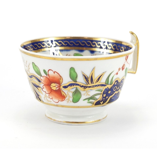 461 - 19th century hand painted porcelain tea cups, including Chamberlains Worcester, Flight Barr, Mager a... 