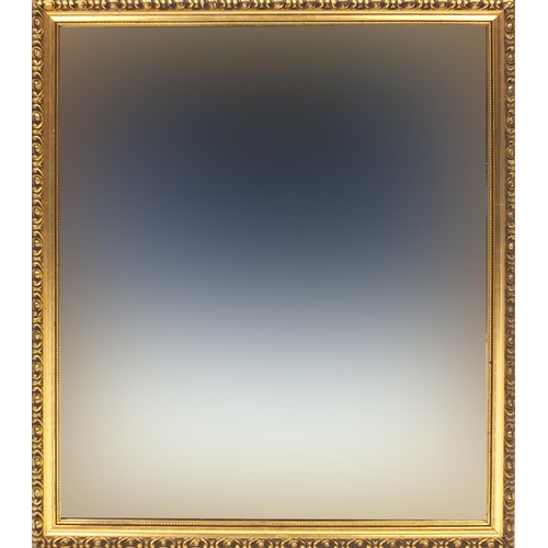 29 - Two gilt framed bevelled edge mirrors, the larger 123cm high