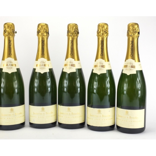 2146 - Seven 75cl bottles of Special Cuvee champagne by Justerini and Brooks, 250th Anniversary edition